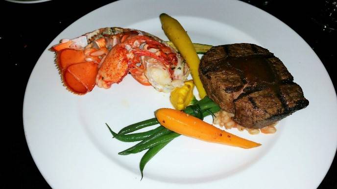 Maine lobster and grilled filet of beef