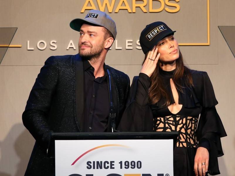 Power Couple Justin Timberlake and Jessica Biel Honored at the GLSEN Respect Awards