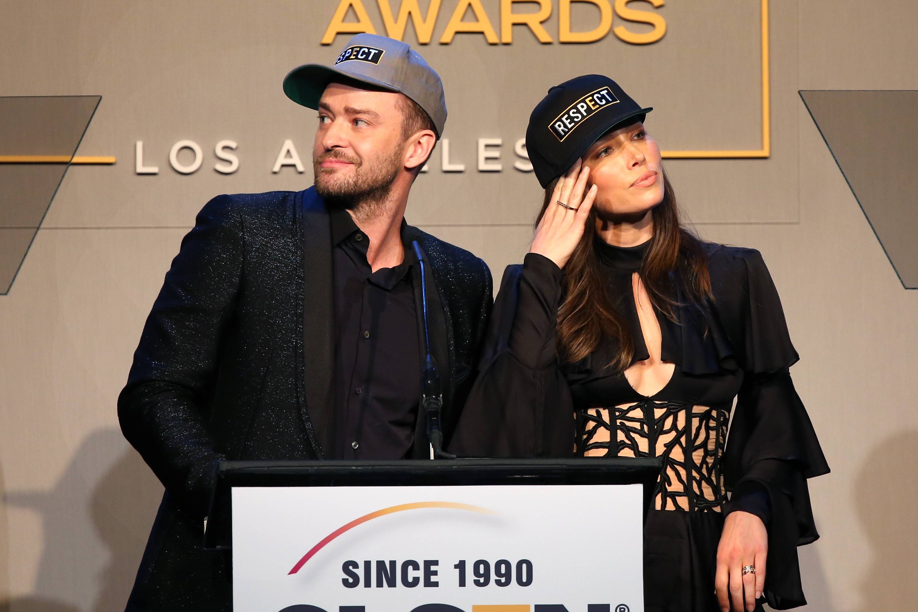 Power Couple Justin Timberlake and Jessica Biel Honored at the GLSEN Respect Awards