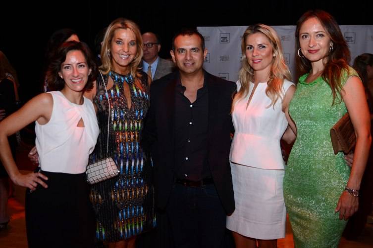 MCB Director of Development Eva Silverstein, Tina Carlo & VIP Guests at the private opening night reception