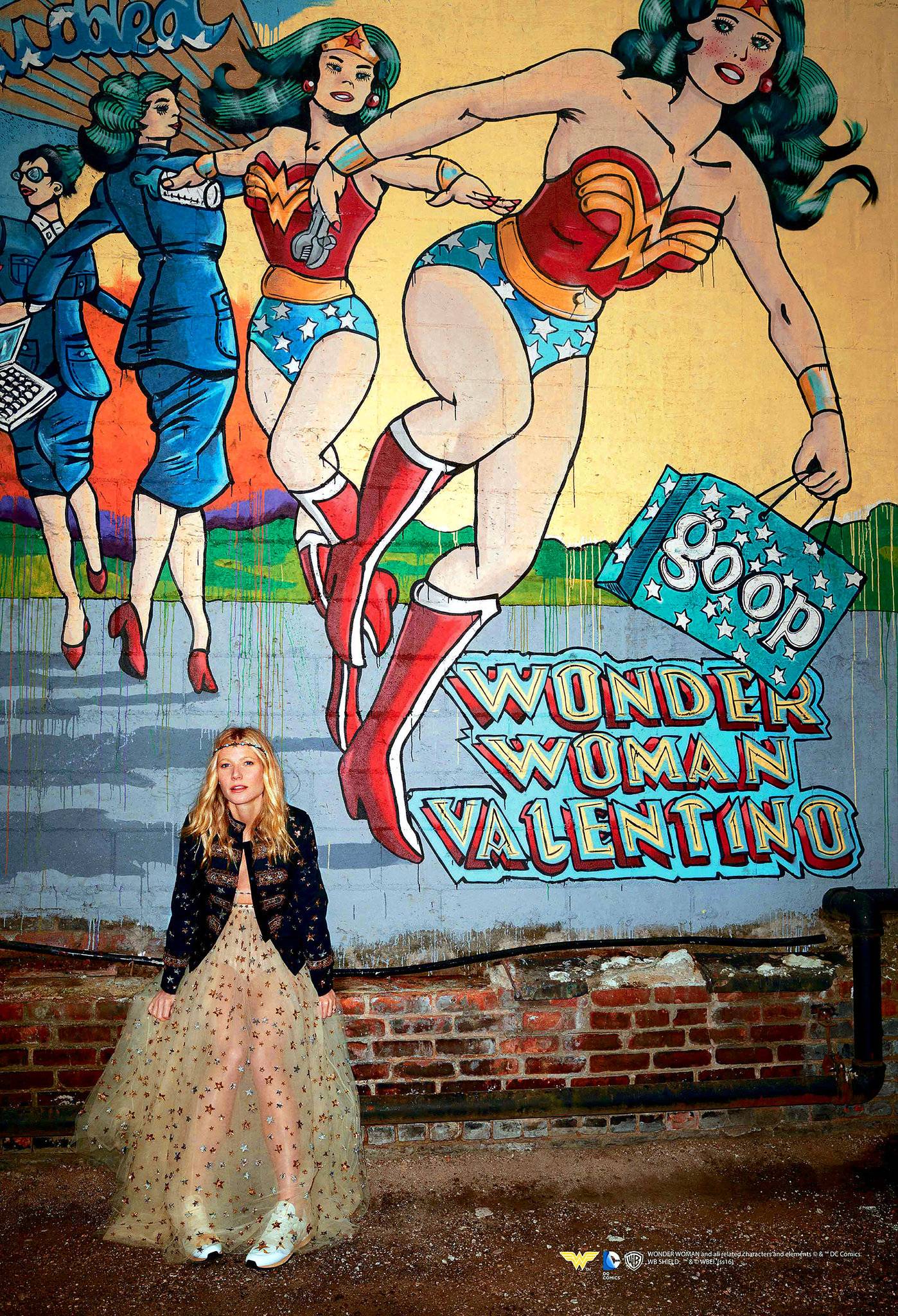 Gwyneth Paltrow & Valentino Debut Wonder Woman Collection