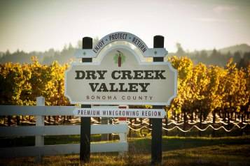 Dry Creek Valley Welcome Sign