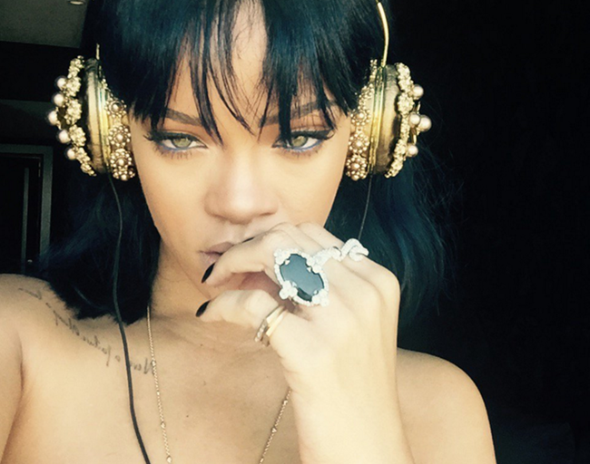 Be Like Rihanna and Rock D G s 9K Gold Headphones