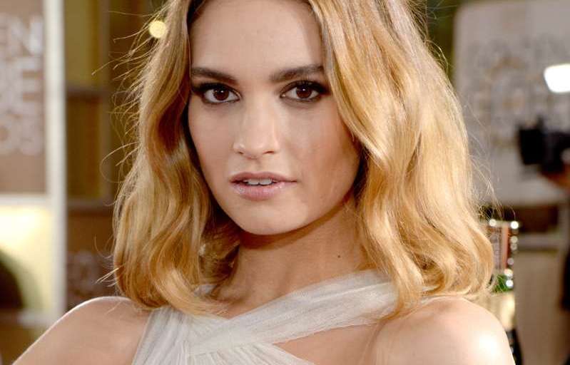 Lily James Named the New Face of My Burberry