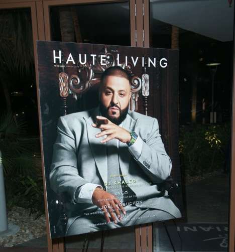 DJ Khaled Haute Living Cover