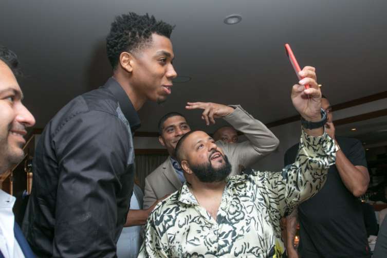 Hassan Whiteside and DJ Khaled