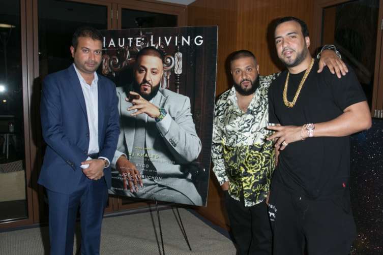 Kamal Hotchandani, DJ Khaled and French Montana