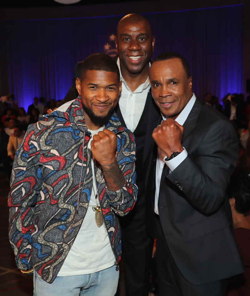 Sugar Ray Leonard Hosts Star-Studded Charity Boxing Night