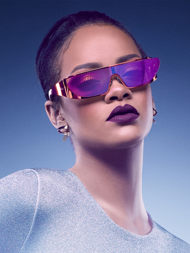Rihanna Designs Futuristic Sunglasses for Dior