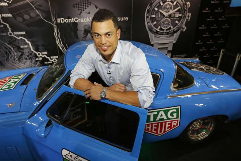 Baller Giancarlo Stanton Helps TAG Heuer Celebrate Centennial