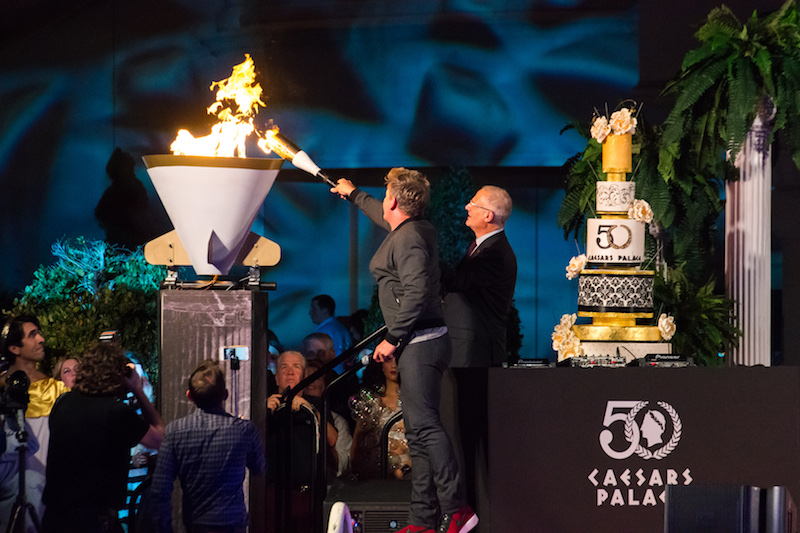 Caesars Palace Celebrates 50 Years with Celebrities Galore