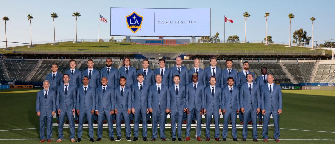LA Galaxy Announces Partnership with Luxury Retailer Samuelsohn