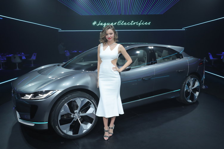 Jaguar Unveils First-Ever Electric Car at VIP-Only LA Soiree