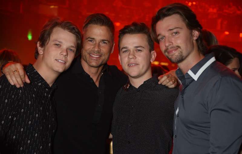 Rob Lowe Helps His Son Turn 21 in Las Vegas