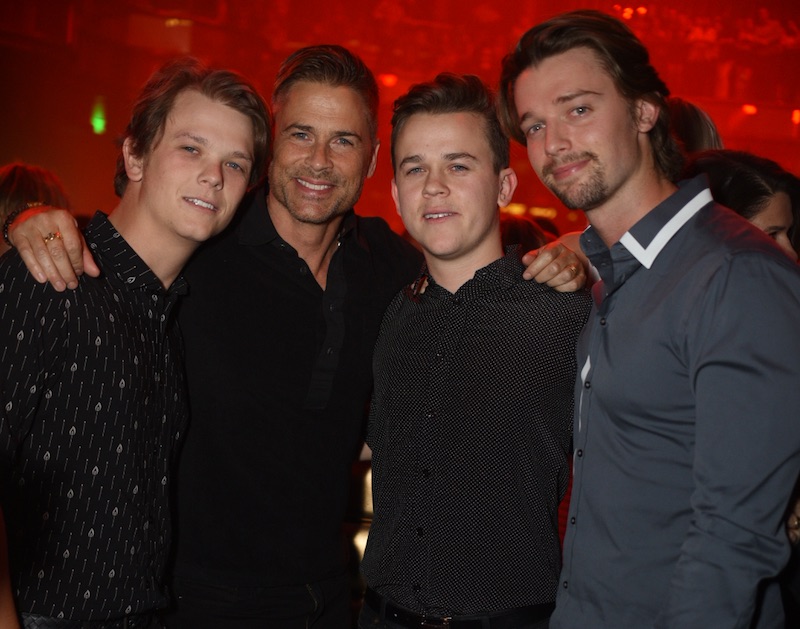 Rob Lowe Helps His Son Turn 21 in Las Vegas