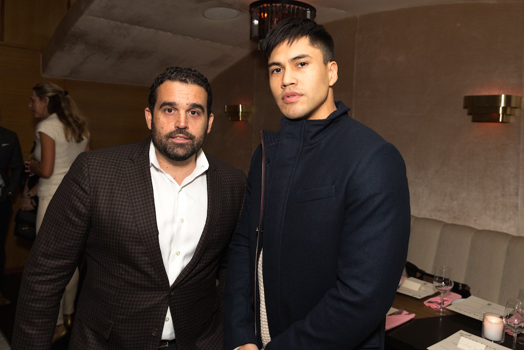Seth Semilof and actor Martin Sensmeier