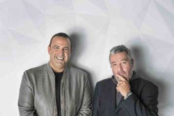 Sam Nazarian and Philippe Starck at SLS Miami