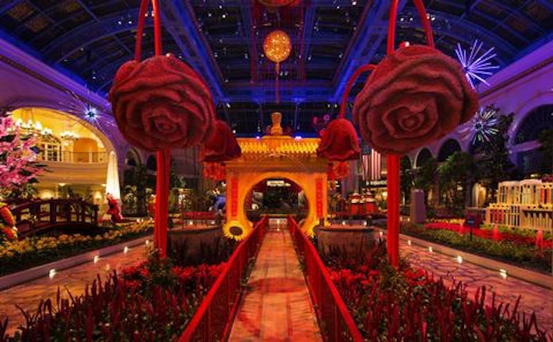 The Bellagio Celebrates The Year of the Rooster