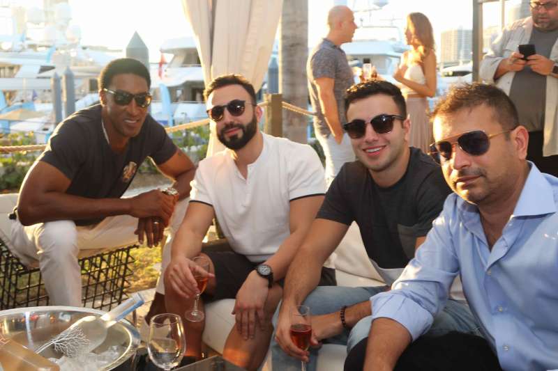 Scottie Pippen and Kamal Hotchandani