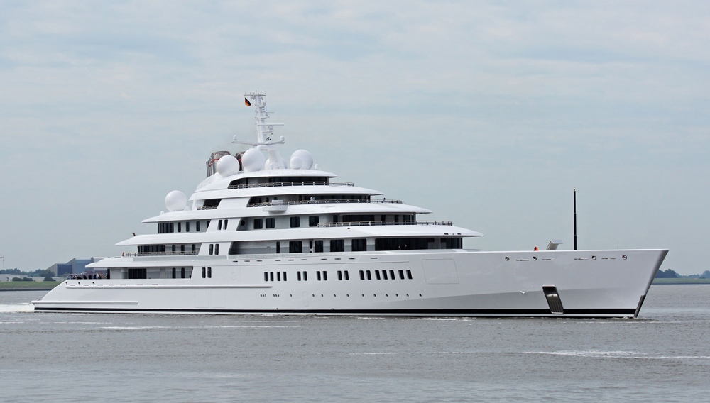 the biggest private yachts in the world