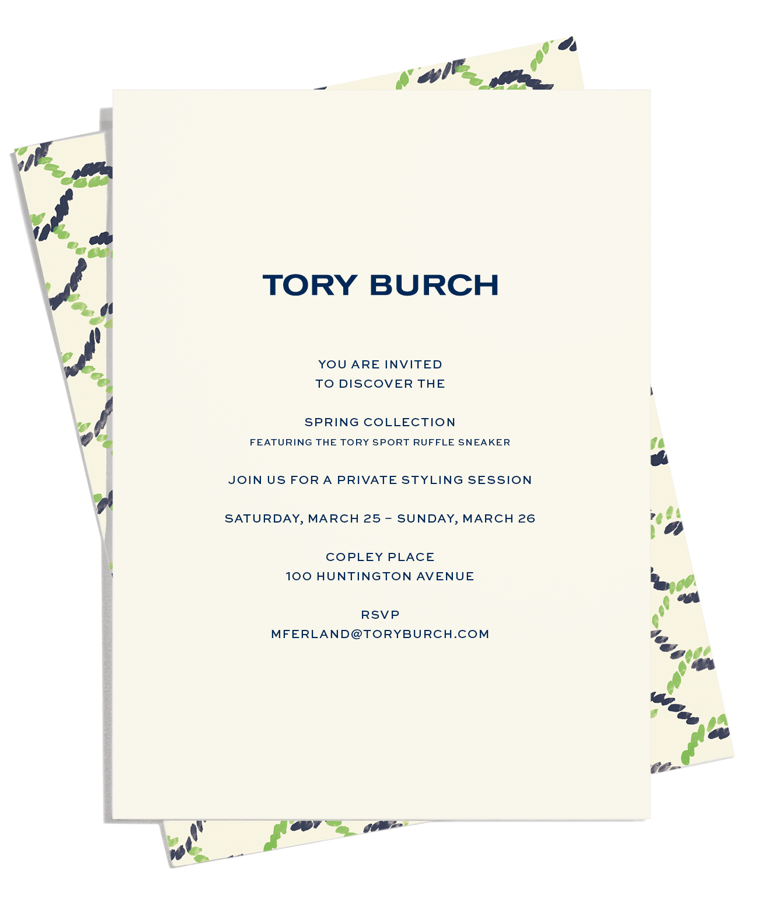 Tory Burch Boston Presents Spring Collection