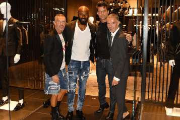 DSQUARED2 Las Vegas Grand Opening Party With Dean & Dan Caten And Ricky Martin
