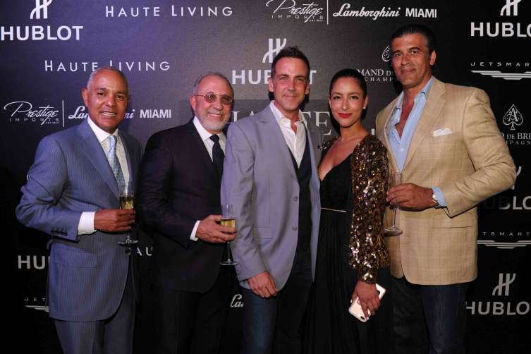 Reginald Sperling, Emilio Estefan, William Vento, Violet Camacho, & Carlos Ponce