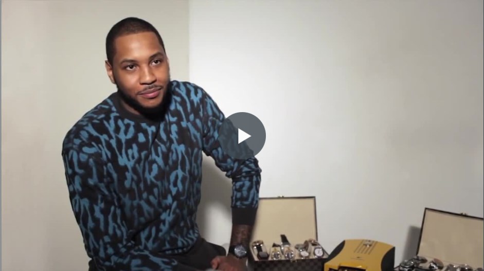 Haute Time: Carmelo Anthony – Celebrity Watch Collector Series