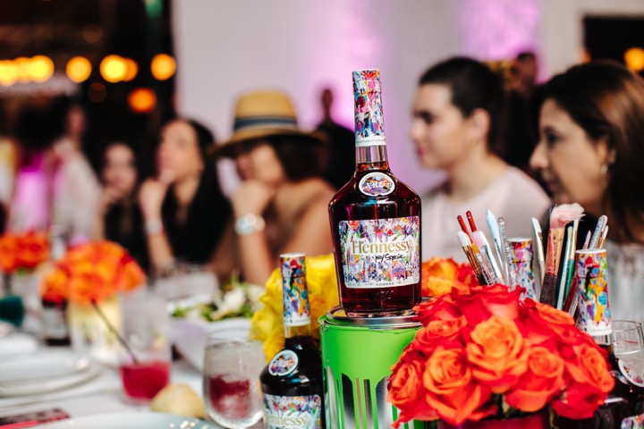 JonOne Celebrates the Launch of Hennessy V.S Limited Edition Bottle in Miami