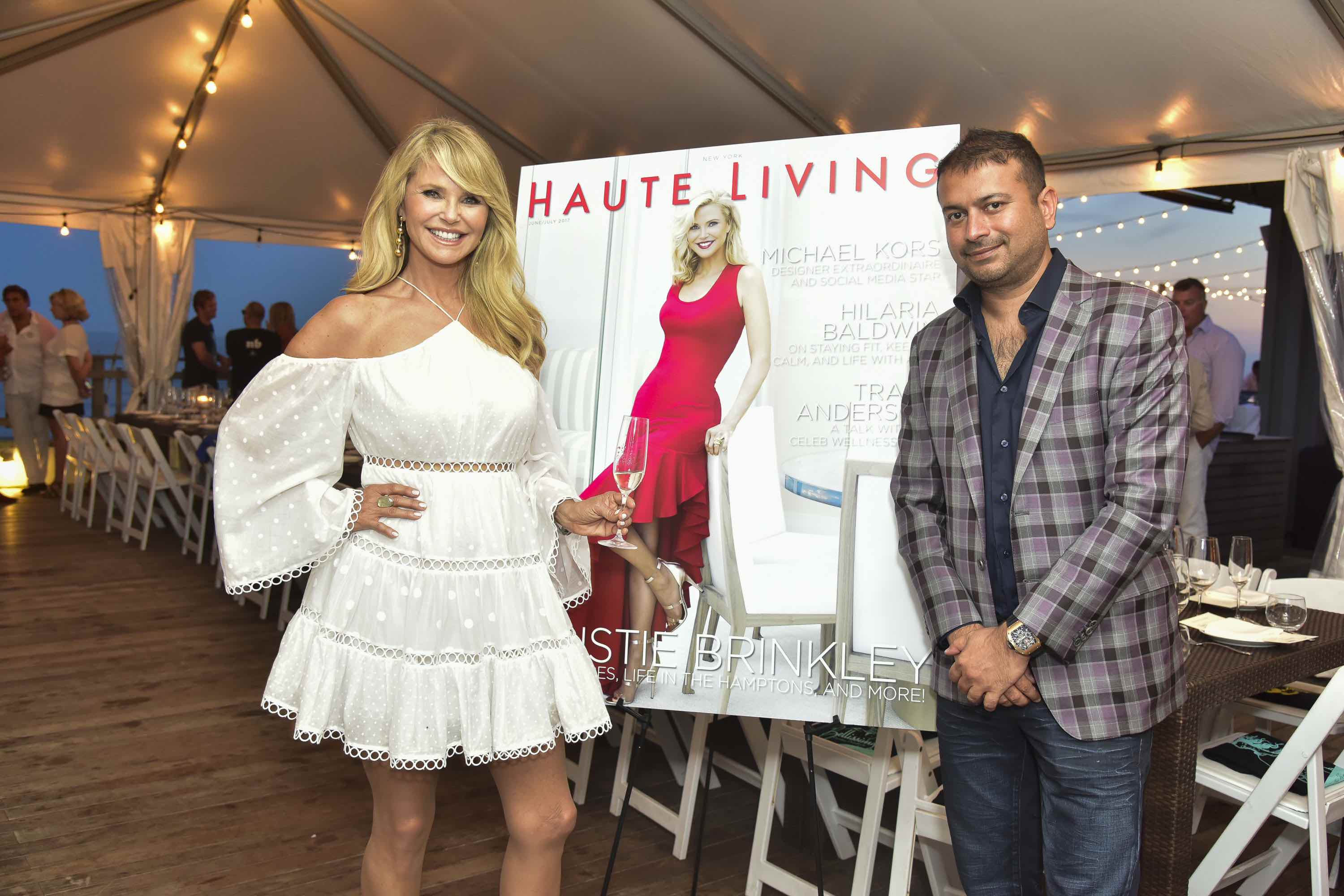 Christie Brinkley and Kamal Hotchandani