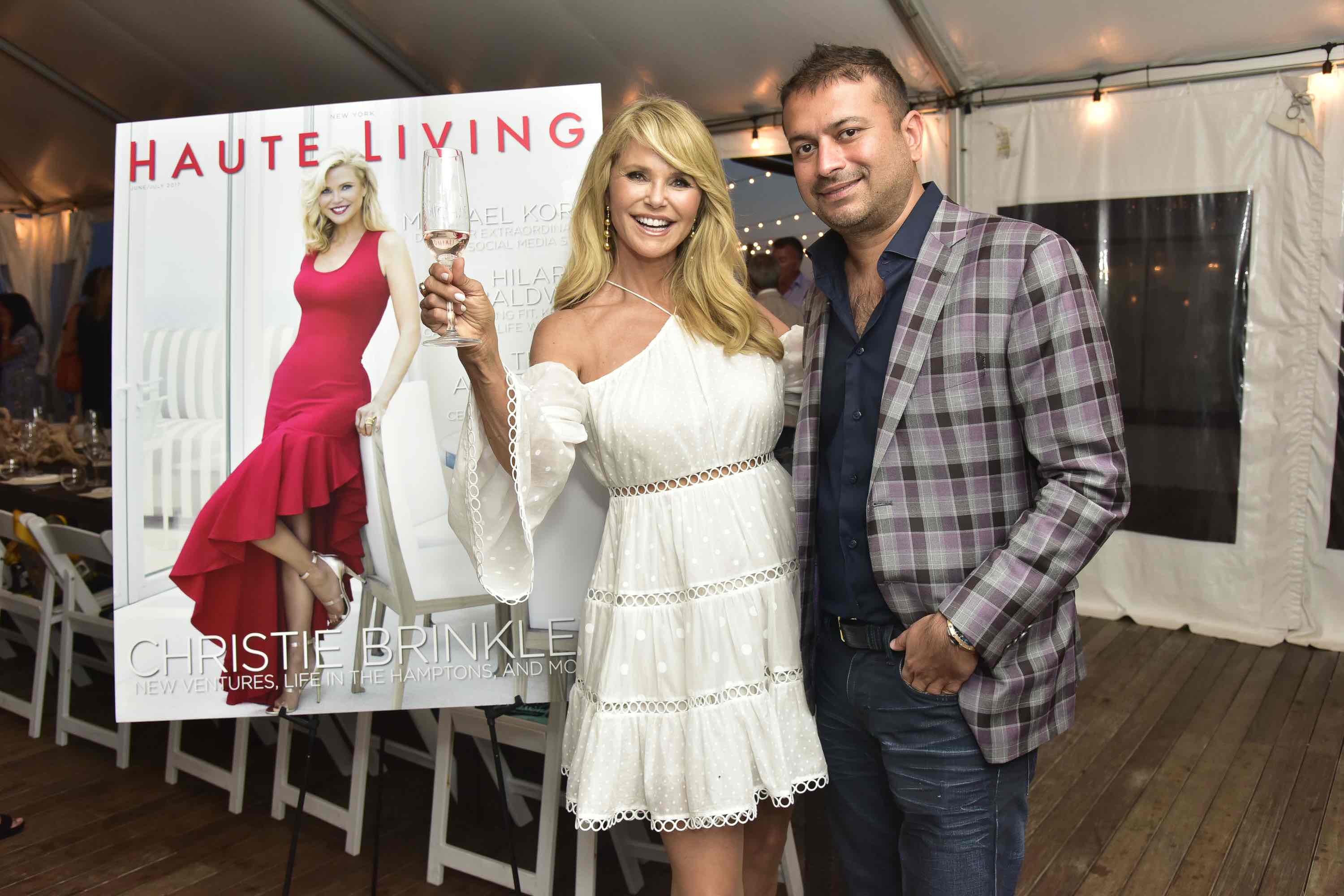 Christie Brinkley and Kamal Hotchandani