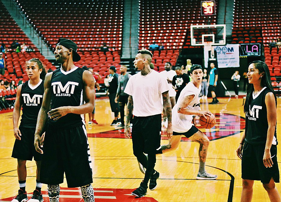 This Is What Hooping For Cancer with Chris Brown, Floyd Mayweather, and J’Leon Love Looks Like