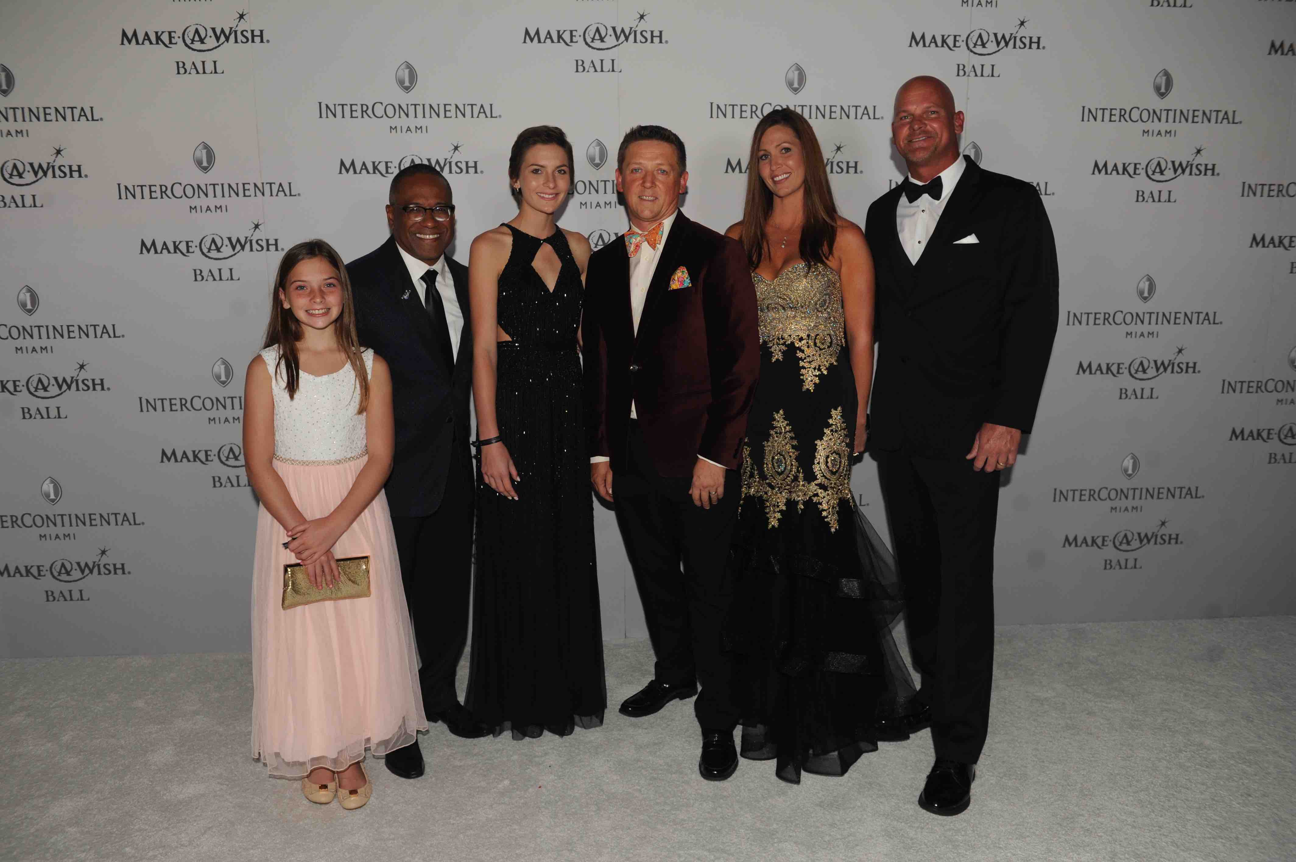 Claire White, Norm Wedderburn, Madison White, Robert Hill, Jacqueline White and Jim White