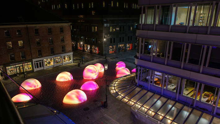 The Sea Of Light Opens At The Seaport District