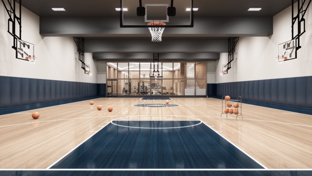 Swanky Residential Basketball Courts Just In Time For March Madness