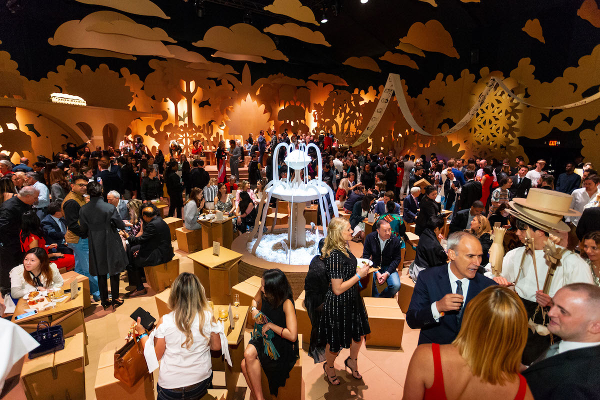 Hermès Hosts Cardboard Party In Honor Of New Boutique