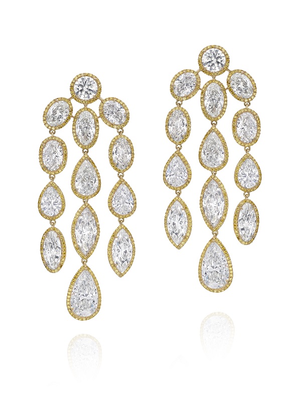 Chandelier Avakian earrings from the High Jewelry Collection