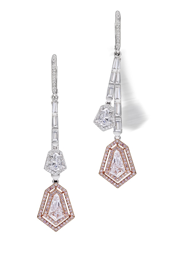 Kite diamond Avankian Earrings from the High Jewelry Collection