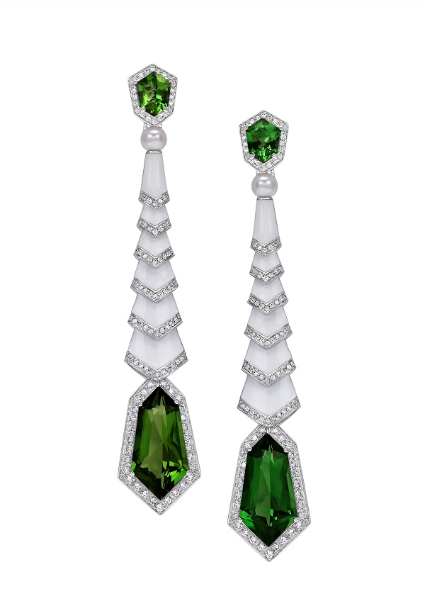 Tourmaline Avakian earrings from the Gatsby Jewellry Collection