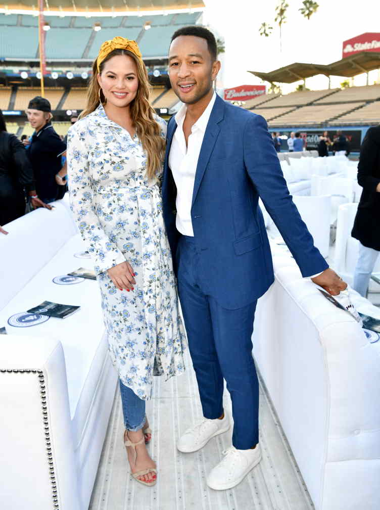 Inside The Los Angeles Dodgers 4th Annual Blue Diamond Gala With Chrissy Teigen And John Legend
