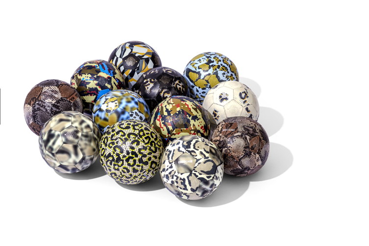 Roberto Cavalli Creates Custom-Made Fashion Footballs To Celebrate The 2018 World Cup