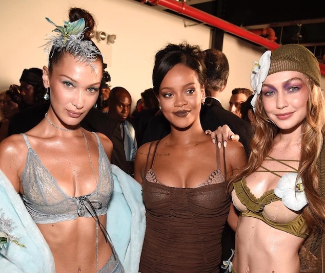 Rihanna's Savage X Fenty Show At NYFW With Bella & Gigi Hadid