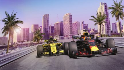The F1 Festival Roars Through The Streets Of Downtown Miami