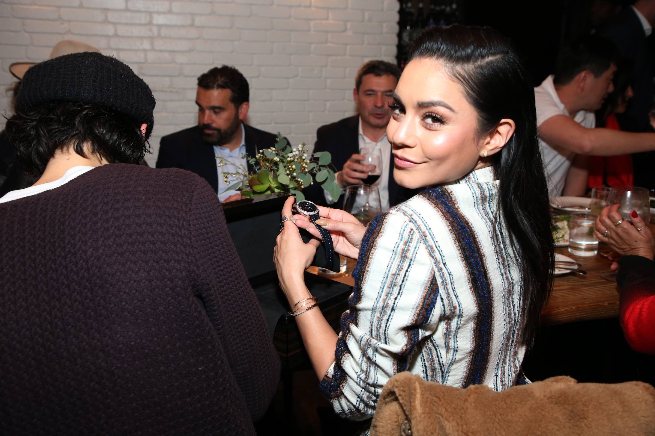 Haute Living And Jaquet Droz Honor Vanessa Hudgens At A.O.C. Los Angeles