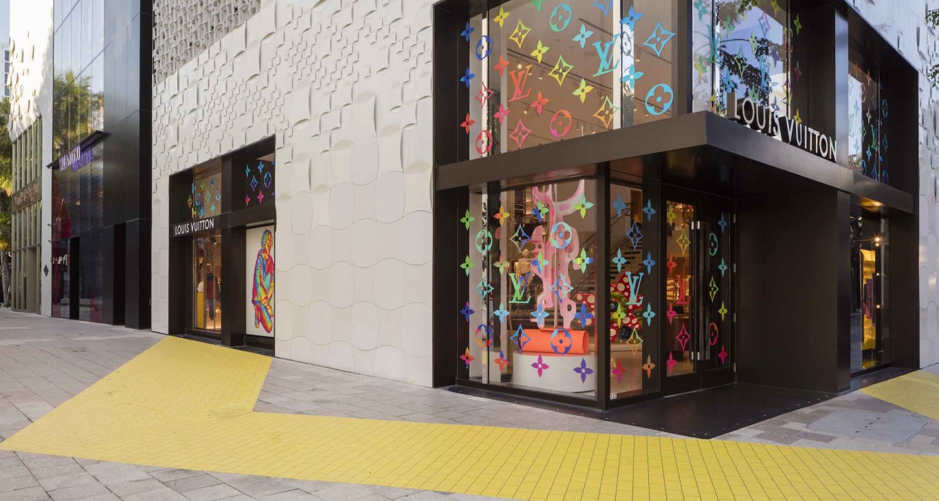 Louis Vuitton Men SS21 Makes US Debut At Miami Design District