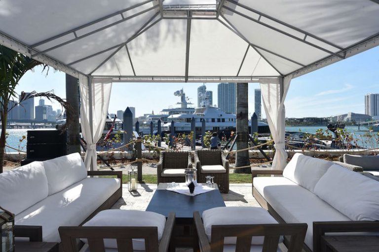A Sneak Peek at Haute Living’s Exclusive VIP Lounge During The Miami Super Yacht Show