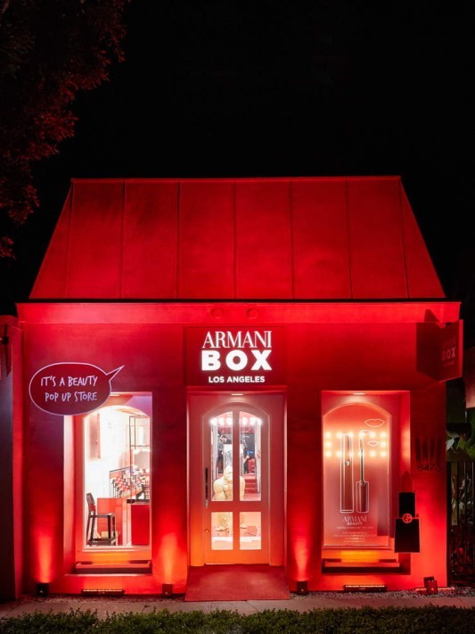 Giorgio Armani Beauty Pop-Up, Armani Box, Lands In Los Angeles