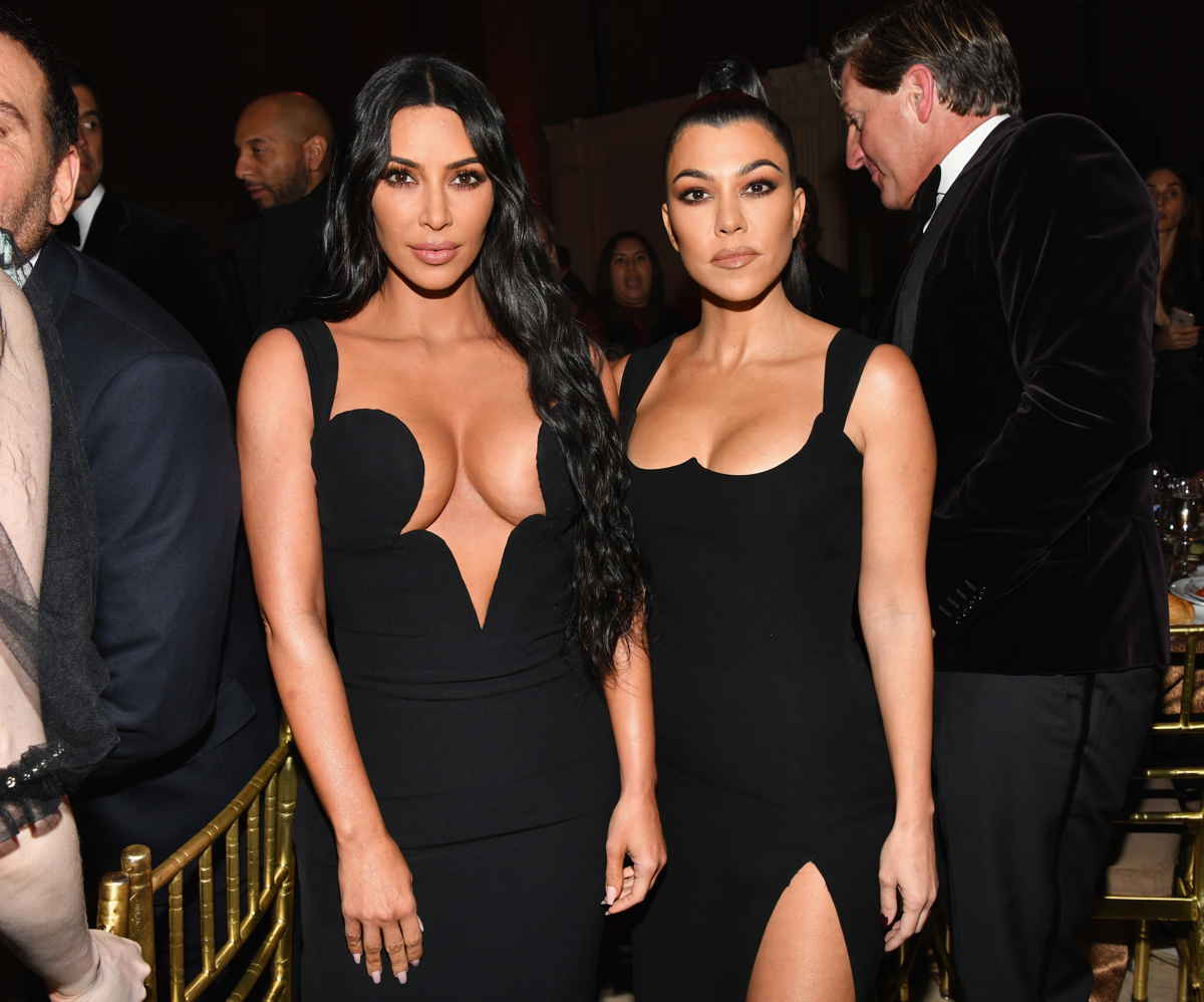 Kim Kardashian West + Kourtney Kardashian Help Raise $1.7 Million At 2019 amfAR NY Gala