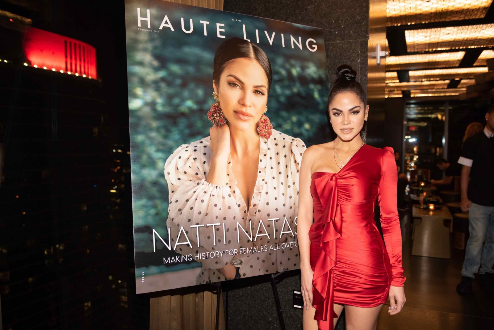 Haute Living Celebrates Natti Natasha With Buchanan’s Whisky At EAST, Miami