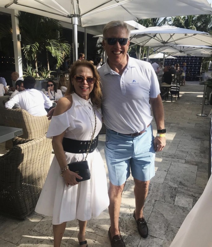 Jill Eber and John Elway